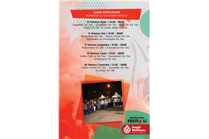 İnegöl Belediyesi 32. Uluslararası Kültür Sanat Festivali Çadır Etkinlikleri