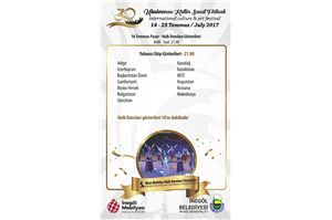 YABANCI EKİP HALK DANSLARI GÖSTERİLERİ