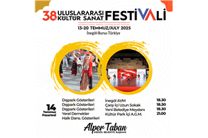 İnegöl Belediyesi 38. Uluslararası Kültür Sanat Festivali Dış Parklar Halk Dansları Gösterileri